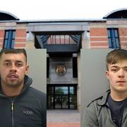 Two members of 2-in-1 burglary gang, Bradley Hughes, left, and Tyler Hall, right,have been locked up following spate of burglaries