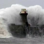 As Storm Babet wreaked havoc across the region this morning, cancelling events and disrupting traffic and public transport, South Shields Pier lighthouse also fell victim