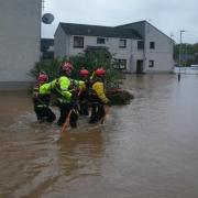 Chesterfield (not pictured) was hit by severe flooding on Friday as Storm Babet passed through