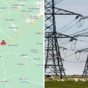 Location of the power cut in Cockfield.