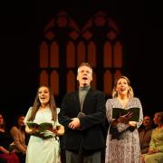 Shaw, Vi and Ariel. Darlington Operatic Society perform Footloose at Darlington Hippodrome