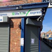 The Lifestyle Express store in Blackhall which was made subject of a temporary closure order following the discovery of the sale of illicit tobacco products in 2021