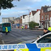 Emergency services attended Borough Road in Middlesbrough at around 8.15am, following reports of a crash