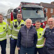 Syd McDonald, 90, has praised Tyne and Wear Fire and Rescue Service (TWFRS) after they helped to rescue him from Simonside Metro Station earlier this month
