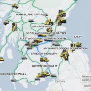 The naming of each gritter started in 2006 when school children were asked to come up with funny names for the vehicles