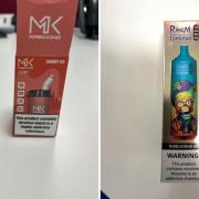 Illegal vapes worth more than £5,000 have been seized in County Durham.