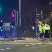Cleveland Police confirmed a cyclist, 40, has been taken to James Cook University Hospital following a collision on Riverside Road in Stockton shortly before 6pm on Monday (December 11) Credit: TERRY BLACKBURN