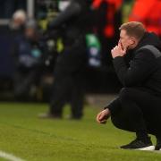Eddie Howe looks on from the touchline during Newcastle United's defeat to AC Milan