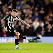 Kieran Trippier misses his spot-kick during Newcastle United's penalty shoot-out defeat to Chelsea
