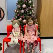 Evie Green is spending Christmas in hospital hoping for a life-saving organ donor. She has been turned into a doll as part of a new campaign to raise awareness of organ donation.