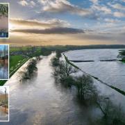 Amid Storm Gerrit, aerial images of the River Tees bursting its banks in Yarm were captured by Northern Echo camera club member Dave Dowson