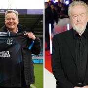 Jeff Stelling and Sir Ridley Scott.