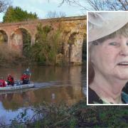 Police have confirmed the River Tees operation is in search of missing pensioner Gloria Ann Clark from Eaglescliffe, who they believe may have entered the water.