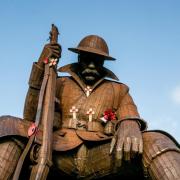 Ray Lonsdale created Seaham’s iconic ‘Tommy the soldier’ statue.