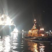 Hartlepool RNLI attended reports of a person being washed off South Gare at Redcar last night Credit: RNLI
