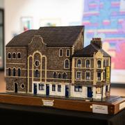 The model of the Eden Theatre which is on display as part of an art exhibition in Bishop Auckland Town Hall
