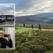 The search for Annie Dryden in North Yorkshire.