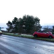 Emergency services were called to the A68 near Tow Law at around 2.50pm, following reports of a collision on the stretch of road