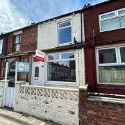 The terraced property on Frederick Street in Middlesbrough has been described as a 