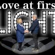 Liz and Jeff Mann back on stage under the lights at Darlington Hippodrome