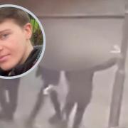 A video has emerged showing youths taking down a poster seeking to help find missing teen Lewis Penfold-Roche who went missing from Billingham on January 28 Credit: CONTRIBUTOR