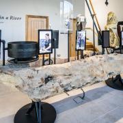 A replica of an Iron Age canoe discovered by navvies digging the foundations of the Yarm railway viaduct in 1852 form the centrepiece of the ‘Island in a River' exhibition