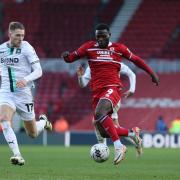Emmanuel Latte Lath made his comeback from injury in Middlesbrough's defeat to Plymouth