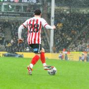 Callum Styles dribbles forward during Sunderland's weekend defeat at Norwich