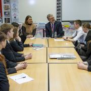 Darlington school welcomes senior  official from Government department
