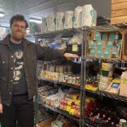 Callum Richardson inside the community shop run by Sprouts in Thornaby                     in Thornaby