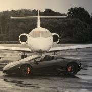 A private jet and three supercars were seized in raids by the Serious Fraud Squad today  amid  a new investigation into alleged fraud by the former owners of Windlestone Hall in County Durham