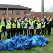 North-East schools join forces to clean up Spennymoor