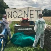 'NO2NET' campaigners in 2019