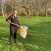 Lent litter picking led to Phillip Craig finding a crisp packet from over 30 years ago