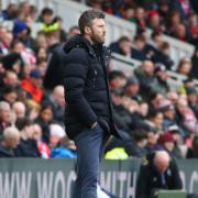 Michael Carrick watches on during Middlesbrough's 2-0 win over Sheffield Wednesday