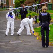 LIVE: Police and forensics swarm over Stockton house