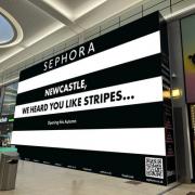 The new unit for the Sephora store in Newcastle's Eldon Square.