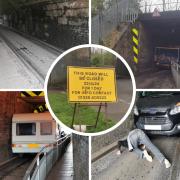 Over the years, the railway tunnel on Parkside in the town, aptly named Skinny Bridge, has seen numerous vehicles become jammed