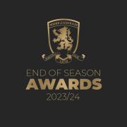 Middlesbrough's End of Season awards are taking place at Middlesbrough Town Hall on Thursday, May 2