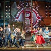 The Burger Palace Boys and the Pink Ladies in Grease, now playing at the Theatre Royal in Newcastle