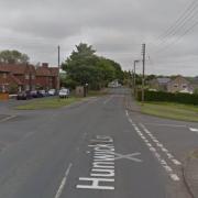 One person has been taken to hospital following an incident on Hunwick Lane in Crook saw an air ambulance attend Credit: GOOGLE