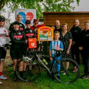 Defibrillator installed by Missed A Beat at Archers Ice Cream in Darlington.