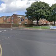 A man has been arrested following a crash at the junction of Hart Lane and Raby Road, in Hartlepool last night Credit: GOOGLE