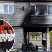 Firefighters have been praised for risking their own lives to save two brothers from a burning flat in a suspected arson attack in Peterlee last December.