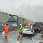 Firefighters were called to the tip off Whessoe Road in Darlington at 5.11am on Wednesday (May 22) morning.