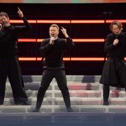 Take That on stage at the Riverside in Middlesbrough on Friday (May 24) night.