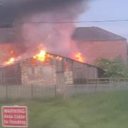 Ushaw Moor Barn Fire.