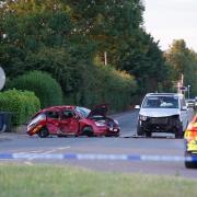 The crash on Longbeck Road in Marske.