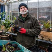 Middleton Hall gardener Stuart Scott who has passed his apprenticeship with a Distinction
