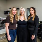 From left, Ellie Wood, Ashley Cummins and Vikki Dixon at Serene Spa in Barnard Castle.